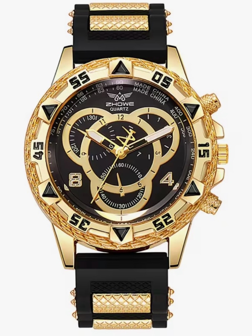 Mens Gold and Black Fashion Watch - New!